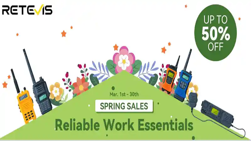 RETEVIS Spring Sales: Upgrade Your Communication Tools for the Season